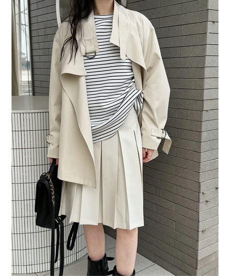 asymmetrical jacket / 2color　hm2057