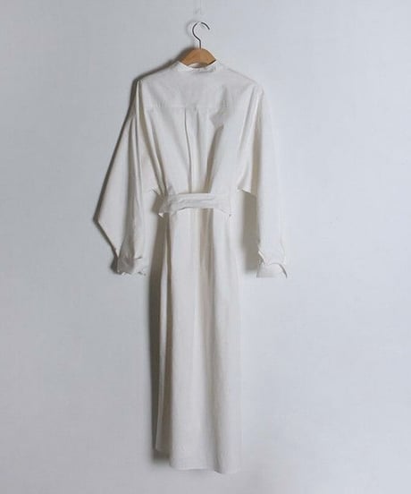 puff sleeve dress / knit vest　hm1721