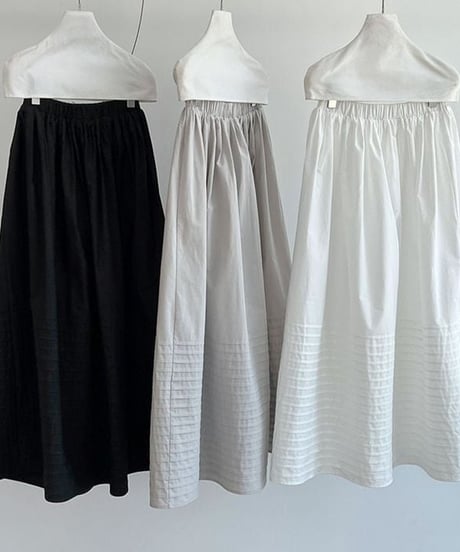 border hem skirt / 3color　hm2298