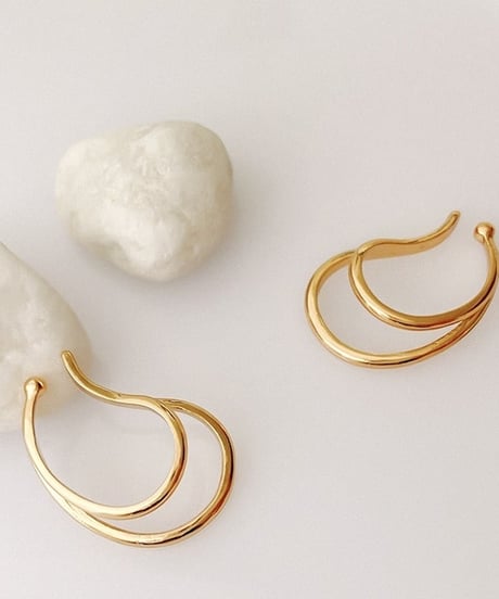 2-string ear cuff / 2color　hm1551