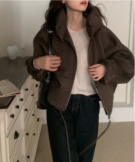 modern zip jacket / 5color　hm2723