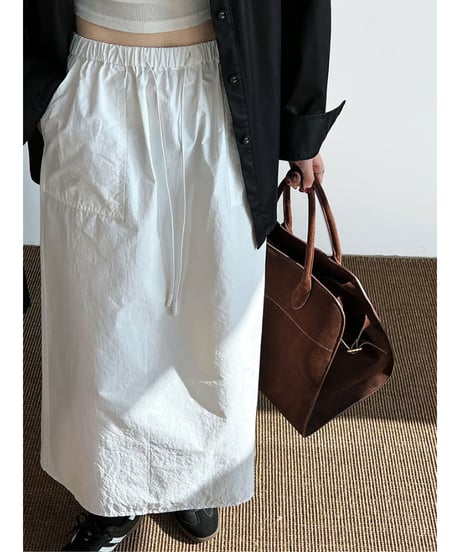 utility midi skirt / 3color　hm2068