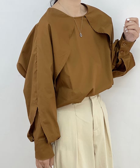 cotton petal blouse / 4color　hm1438