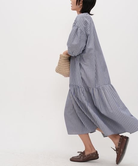 cotton flare dress　hm2308