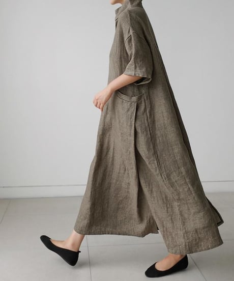 linen skipper op / 4color　hm1483