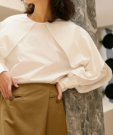 cotton petal blouse / 4color　hm1438