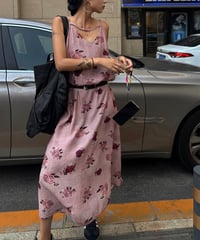 retro pomegranate print dress　hm1622