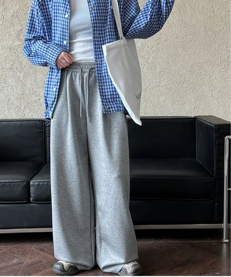 soft wide sweatpants / 3color　hm2065