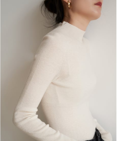 middle neck knit / 5color　hm2801
