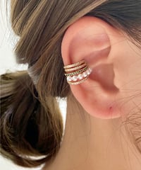 rhinestone ear cuff  　hm1561