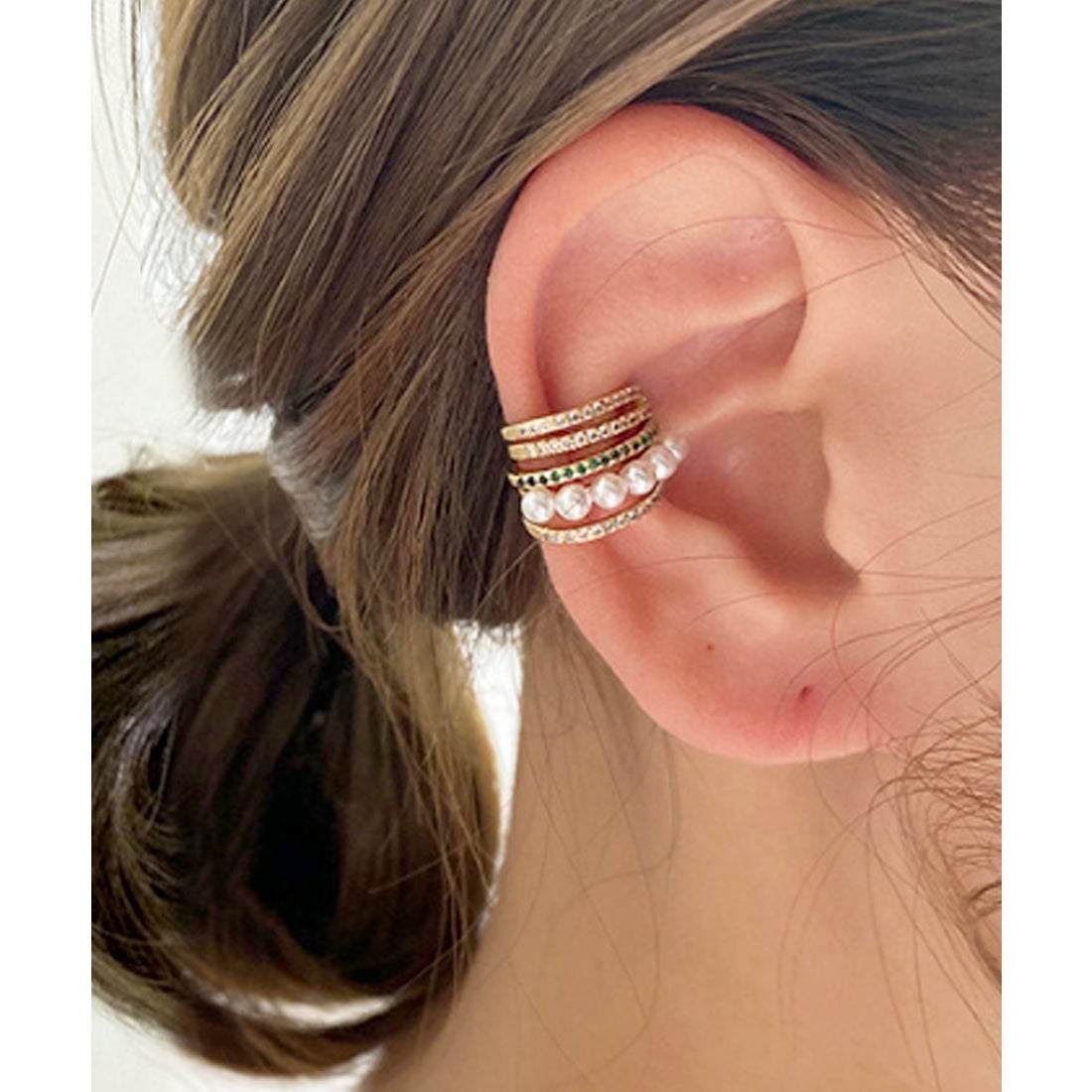 rhinestone ear cuff hm1561 | Her Me