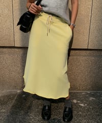 side slit sweat skirt / 2color　hm1293
