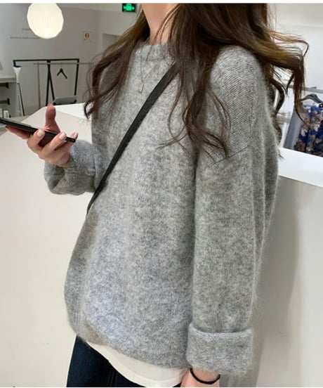 soft color sweater / 6color　hm2524