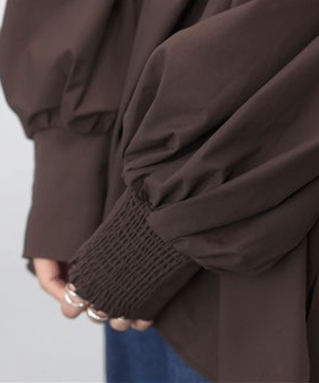 loose back blouse / 3color　hm2581