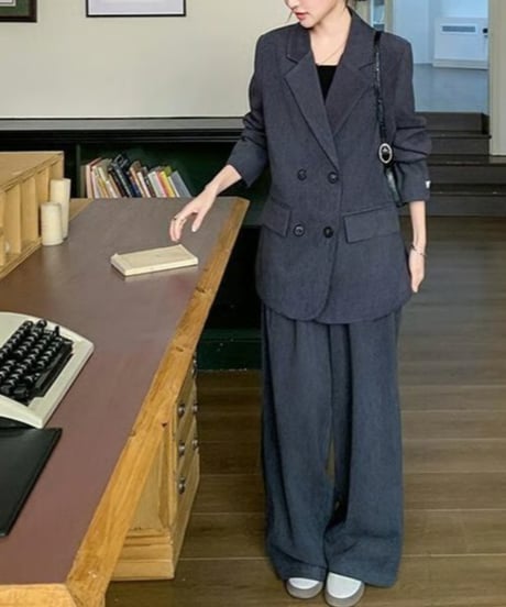 chic pants suit set　hm2508