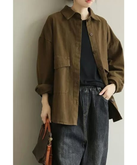 plus size jacket / 2color　hm2503