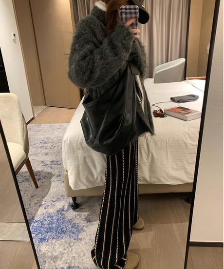 striped wide leg pants　hm2743