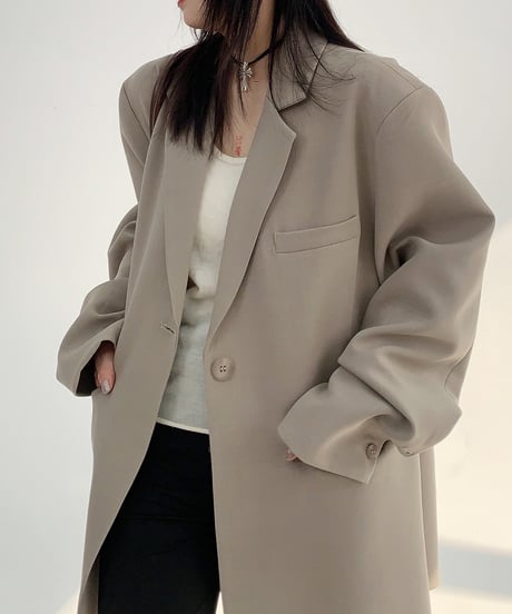 oversize tailored jacket / 2color　hm1951