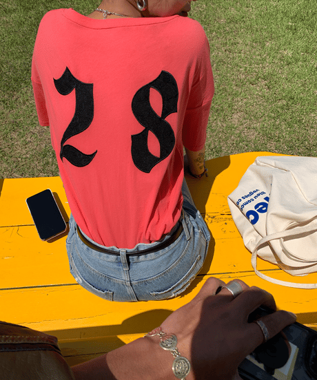 back number t-shirts / 2color　hm1524