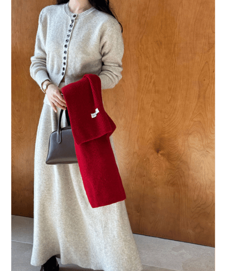 ribbed knit set-up / 3color　hm2755