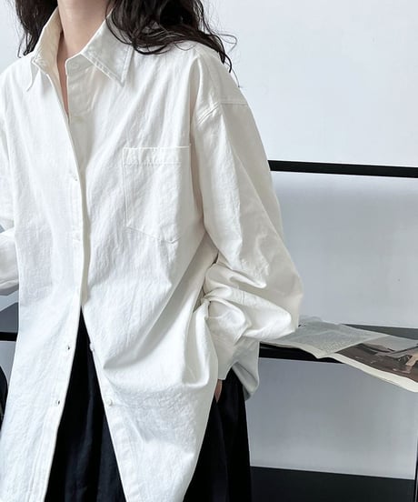 boyfriend loose shirt / 2color　hm2013