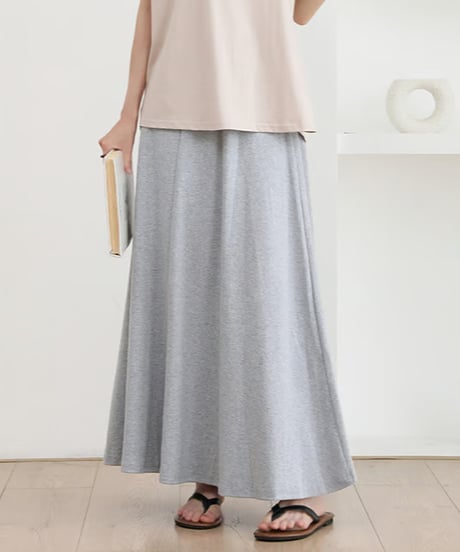 flared long skirt / 5color　hm2908