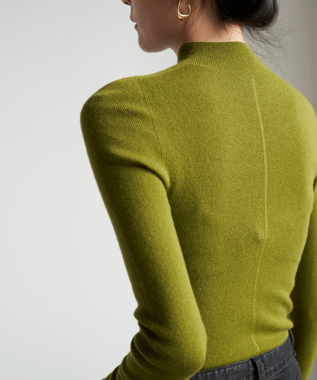 middle neck knit / 5color　hm2801