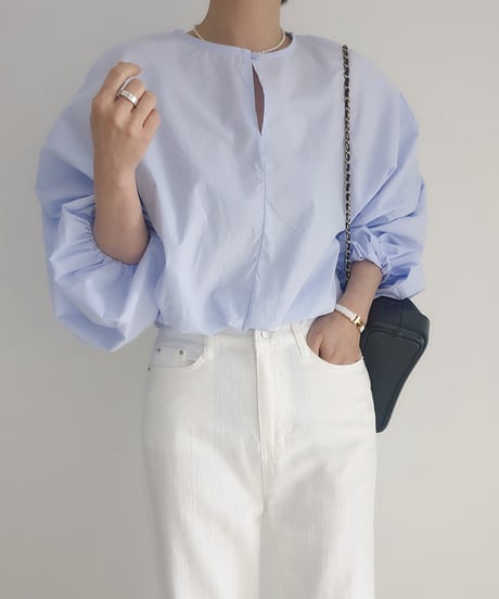 sleeve conscious blouse / 3color　hm1516