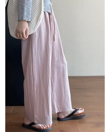lightweight gauze pants / 7color　hm2237