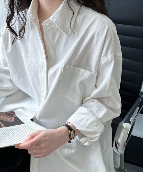 boyfriend loose shirt / 2color　hm2013