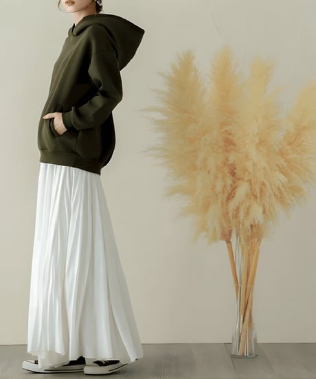 back pearl hoodie / 5color　hm2683