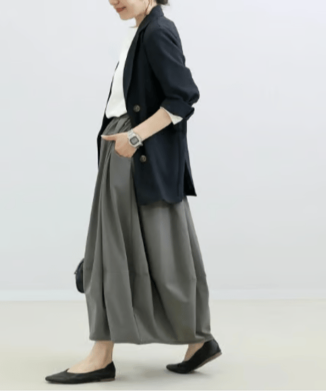 volume balloon skirt  / 2color　hm2634