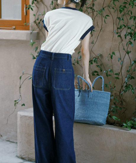 french sleeve knit top / 2color　hm1490