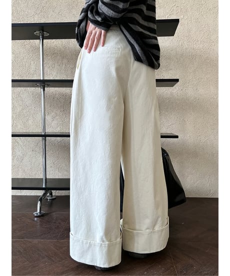 neutral wide pants / 2color　hm2070