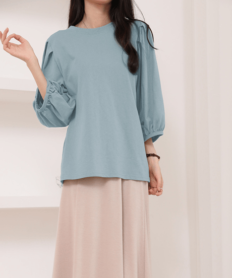 puff sleeve top / 7color　hm2960