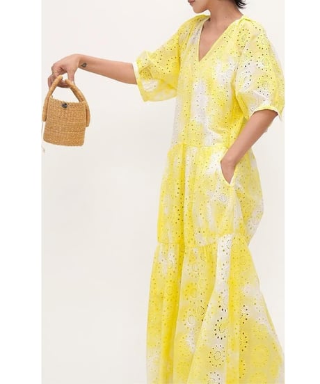 embroidered summer dress　hm2447