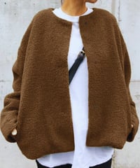 cozy round bore jacket / 3color　hm2566