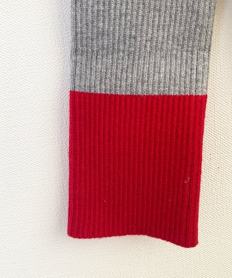 bicolor turtleneck knit / 2color　hm1872