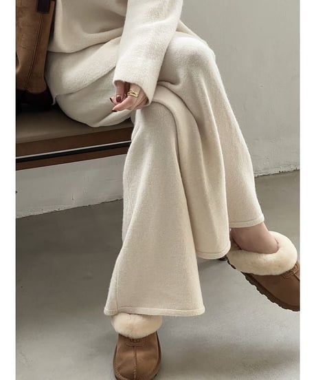 knit tops & pants set / 3color　hm1863