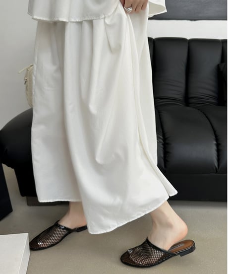 fishnet design flat sandal / 3color　hm2244