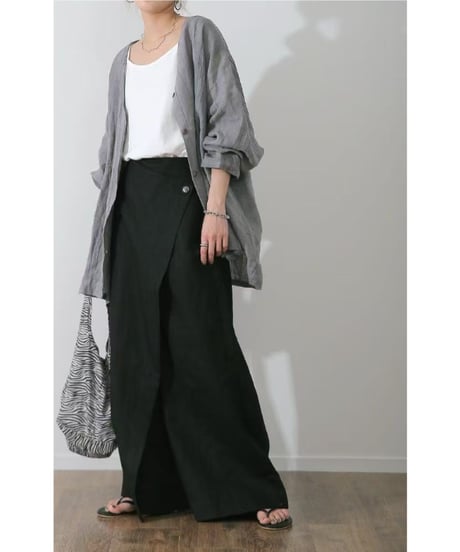 wrap wide pants / 4color　hm2948