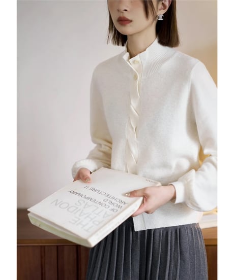 puff sleeve knit / 3color　hm2551