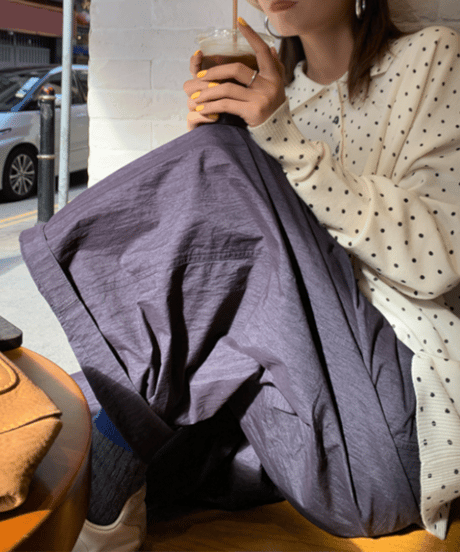 wide-leg harem pants / 2color　hm1242