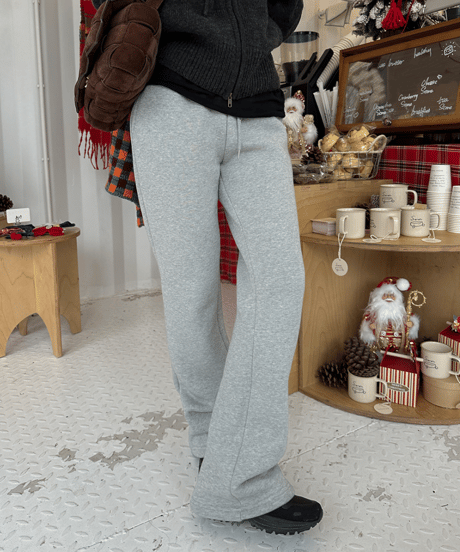 back boa sweat pants / 2color　hm1127