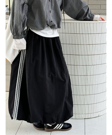 gathered balloon skirt　hm2079