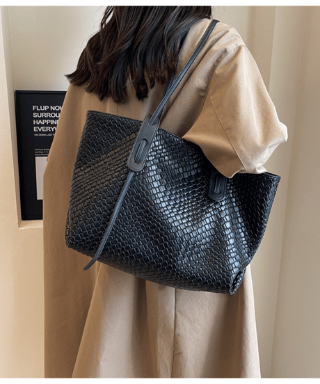 woven shoulder bag / 4color　hm2818