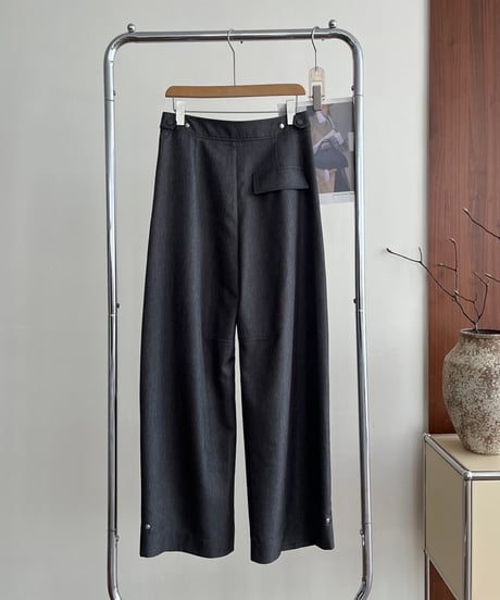 adjustable wide pants / 2color　hm1712