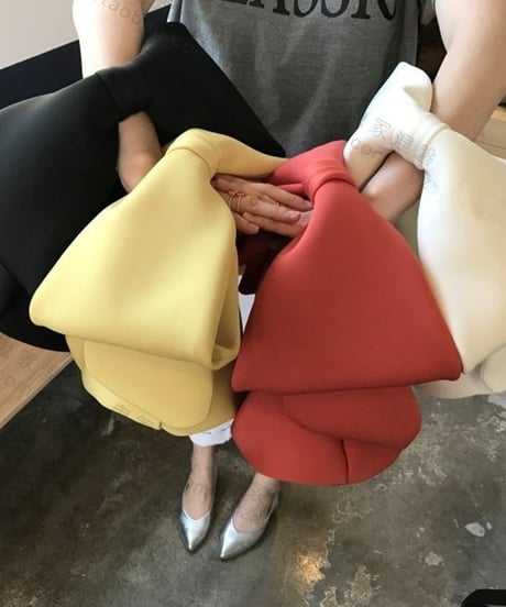 big ribbon handbag / 5color　hm1858