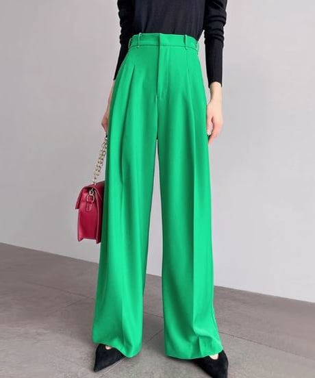 color wide pants / 4color　hm2021