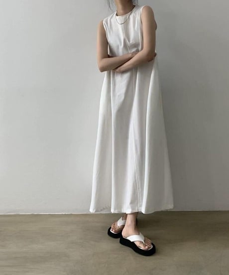 minimalist swing dress / 2color　hm2461
